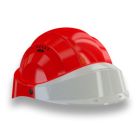 Casque - Orizon rouge visiere grise - Taille unique
