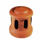 Lanterne grand modèle universelle terre cuite Noir brillant - larg. 12,6 cm