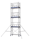 Échafaudage roulant en aluminium TOTEM 2-LINE 180 - hauteur de travail 7,85m - Totem Line 180