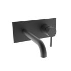 FACADE MITIGEUR LAVABO BEC 185 MM PICCHE BLACKMAT