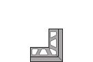 Schlüter-BARA-RKB Angle sortant 90°