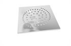 Grille d´évacuatin Stella, 12x12 cm x 4 mm - Grille d´évacuation Stella