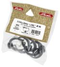 5 COLLIERS LYRE D 50 GRIS AVEC ATTACHE DE SECURITEE - 5CA50GT
