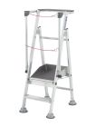 Plate-forme en aluminium STABIL 2 marches - haut. 2,50m - Stabil