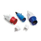ACCESSOIRE KOHLER RPM - Kit prises mâles pour tous les modèles : 2 prises 16A /230V , 1 prise CEE17 16A/230V, 1 prise 32A/230V, 1 prise 16A/400V