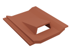 TUILE CHATIERE GRILLAGEE PERSPECTIVE ROUGE SIENNE