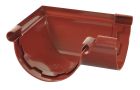 ANGLE DE GOUTTIERE A COLLER A 90° POUR PROFILE LG25 BRIQUE - ANC25R