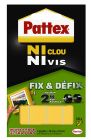 PATTEX Ni Clou Ni Vis Fix & Defix 10 Pastilles, 20mm x 40mm