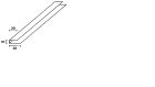 PROFILE U NOIR Long 6 M, Haut 10 mm, Larg 30 mm