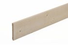 Plinthe Angle Vif Sapin Brut de sciage - Long. 2005 x larg. 95 mm x ep. 9 mm