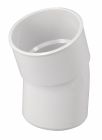 COUDE MALE/FEMELLE 20° DIAMETRE 80 BLANC      - UCR2GTB