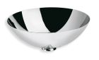 vasque inox a poser d.29 cm / h.13 cm avec base d'appui