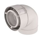 Coude 80/125 pptl/pvc condensation 87° nouveau système Sékurit