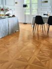 Parquet contrecollé en dalle chêne classic satiné - Carmen n°5 - long. 39,2cm x larg. 39,2cm x ep. 14mm