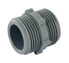 Adaptateur flexible alimentation machine à laver double mâle M.20x27