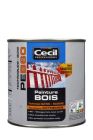Peinture bois glycéro - PE B60 satin Blanc - pot de 0,5L