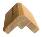 Profil d'angle mélèze de sibérie - LARIX W1R 00 UK GL - long. 3m x larg. 11,8cm x ep. 118mm
