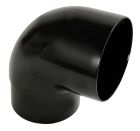 COUDE ESTHETIQUE INTERIEUR TUBE MALE/FEMELLE 87°30 DIAMETRE 100 NOIR - CT8GT1N