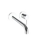 LAVABO MITIGEUR MURAL PICCHE AVEC ROSACES BEC 225 MM CHROME