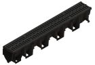 Caniveau en béton polymère feuillure composite avec grille passerelle composite microgrip - ACO XTRADRAIN 100C - long. 1m x larg. 100mm x haut. 150mm - classe B125
