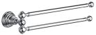 porte serviette museo double articule chrome