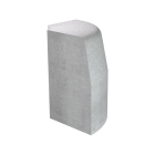 BORDURE T2 1/4 ROND CE 3.5 - BETON GRIS