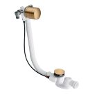 VIDAGE REMPLISSAGE BAIGNOIRE PAR TROP PLEIN  LAITON  58 CM OR ROSE BR