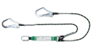 Longe double à absorbeur Edge corde tressée OLEA 1,5 m