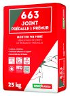 Mortier fin fibré - 663 JOINT PRÉDALLE ET PRÉMUR sac de 25kg