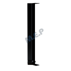 Angle Intérieur 135° DOUBLE 'L/G' haut 410mm Noir