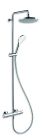 colonne de douche theta confort nf thermostatique chrome