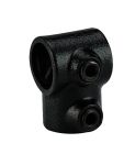 Assemblage panneau - MCL JONCTION EN T ACIER PEINT NOIR DIAM 28MM