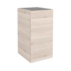 COQUETTES ALLIANCE 400 réversible 1 porte CHÊNE NATUREL 400 x 868 x 450 mm