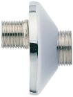 raccord décalé de 10 mm M15x21 - M20x27 avec rosace