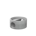 Cunette - diam. 80cm x haut. 45cm 180° PVC - diam. 20cm