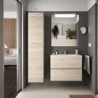 Meuble FUSSION LINE 700 2 tiroirs  CHÊNE NATUREL 697 x 540 x 450 mm