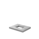 Couvercle 70x90cm x ep. 8cm + réserve 40x33 pour niche 60x80cm