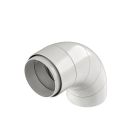 Coude multi-angles pour tube de descente 22°-87° Ø80 blanc - COUD MULTIANGLE 22° 87° MF25 B
