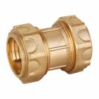 Raccord laiton à Serrage Extérieur manchon droit égal - La fiablilité optimale pour un raccordement ultra-rapide - Tube PE diamètre 20mm - Economique et fiable - ACS