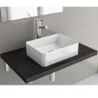 Vasque à poser VERILA sans siphon ni bonde de vidage PORCELAINE BLANCHE