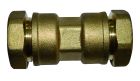 Jonction égale laiton 145mm D63