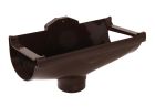 NAISSANCE CENTRALE DIAMETRE 80 POUR  PROFILE GOUTTIERE TYPE  29 MARRON  - UNAD29M