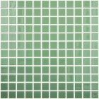 Mosaïque en verre recyclé - 600 LISO VERDE CLARO MALLA 25X25MM