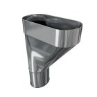 Cuvette de Branchement(jambon) SOUDEE à l'étain D.80mm NATZINC