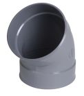 COUDE SIMPLE FEMELLE/FEMELLE 45° DIAMETRE 200 - UCB44