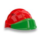Casque - Orizon rouge visiere verte - Taille unique