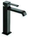 lavabo quadri mi-haut noir vidage up &down