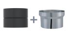 MANCHETTE DE DEPART SUR BUSE FEMELLE/FEMELLE EMAIL 0.7 MM NOIR 180 ANTI BISTRE