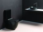 Mitigeur de lavabo haut QUADRI S avec vidage - chromé noir brossé