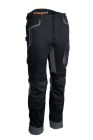 Pantalon - BARU - 60% CO/40% PES 270g/m2 + Stretch + Oxford - Noir/Citrouille taille M